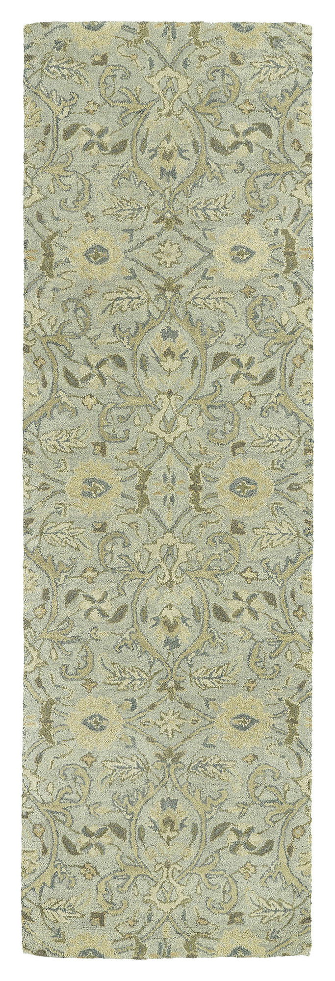 Kaleen Helena Collection Light Silver Runner 2'6" x 8'