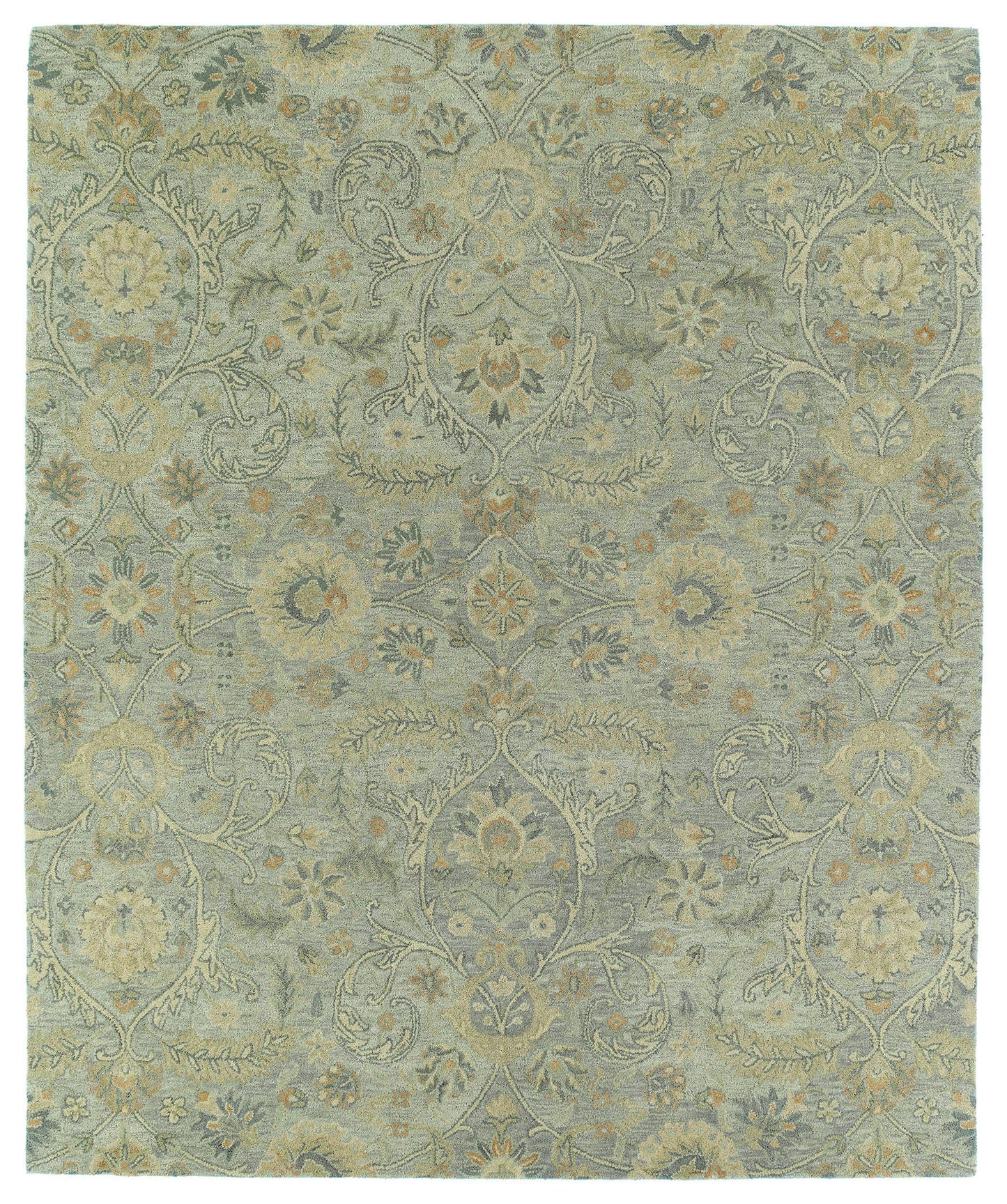 Kaleen Helena Collection Light Silver Runner 2'6" x 8'