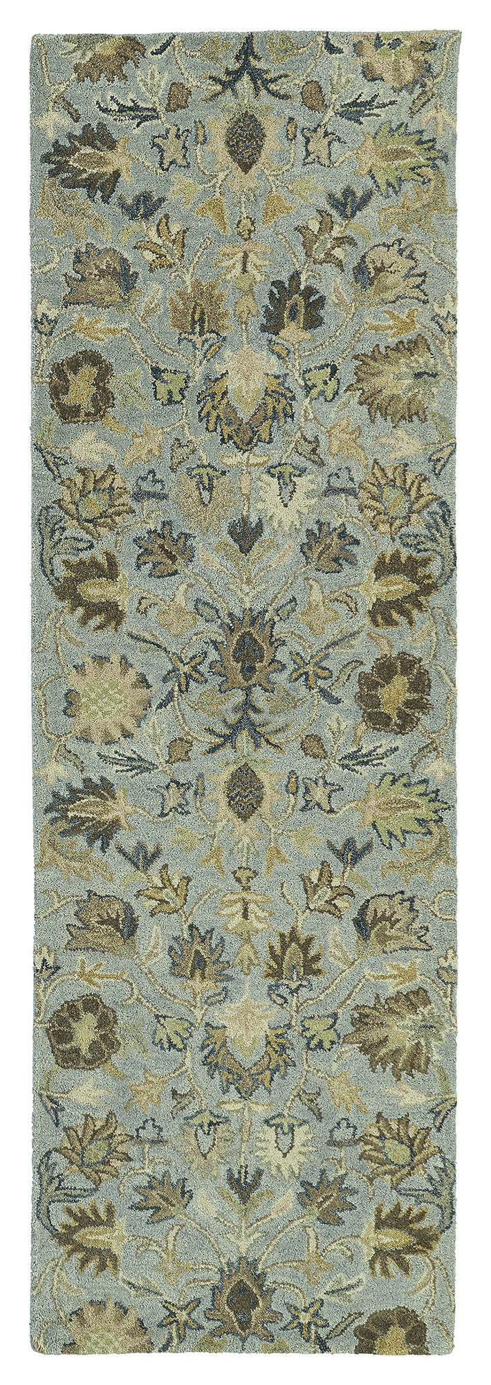 Kaleen Helena Collection Light Spa Runner 2'6" x 8'