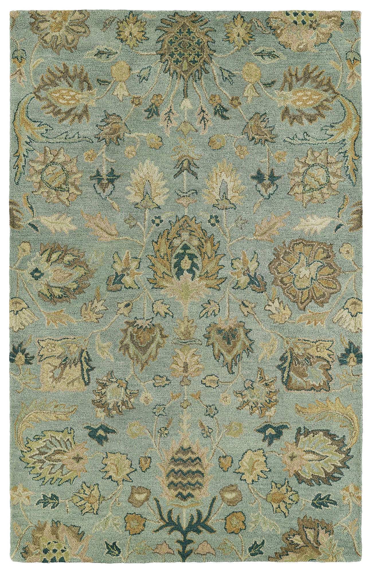 Kaleen Helena Collection Light Spa Runner 2'6" x 12'