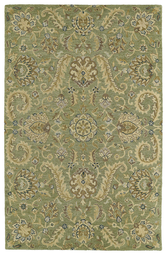 Kaleen Helena Collection Dark Green Area Rug 12' x 15'