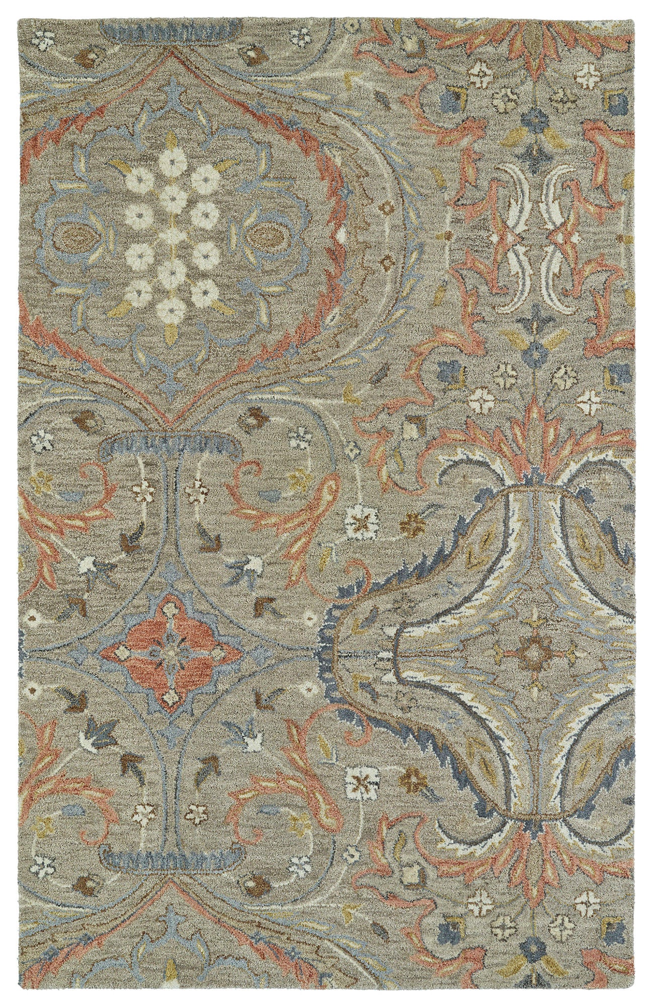 Kaleen Helena Collection Dark Taupe  Runner 2'6" x 12'