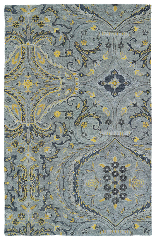 Kaleen Helena Collection Light Grey Area Rug 9' x 12'