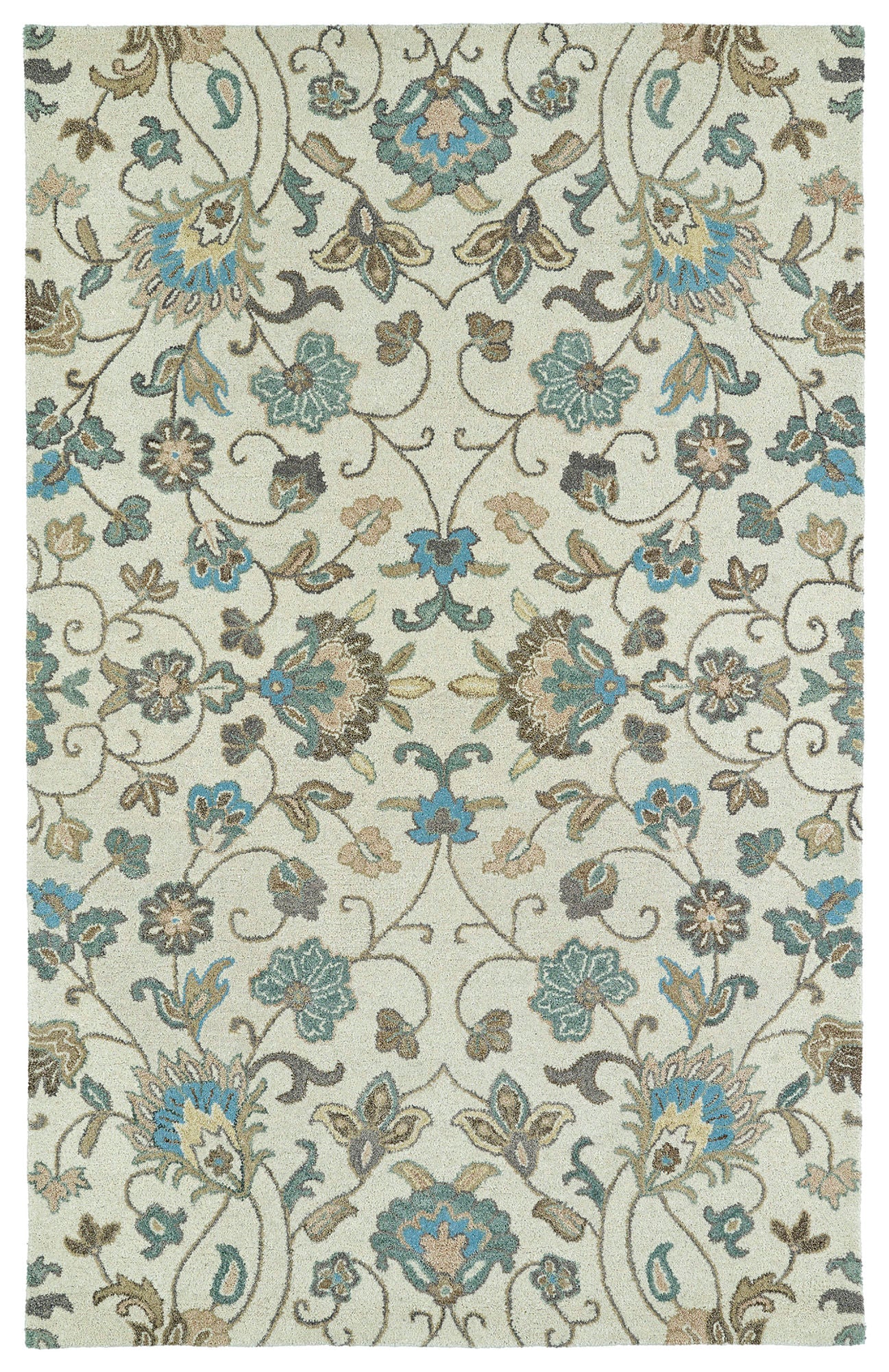 Kaleen Helena Collection Light Beige Runner 2'6" x 12'