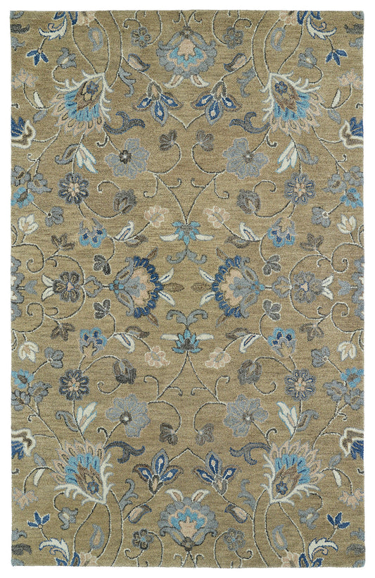 Kaleen Helena Collection Lt Brown Denim Area Rug 9' x 12'