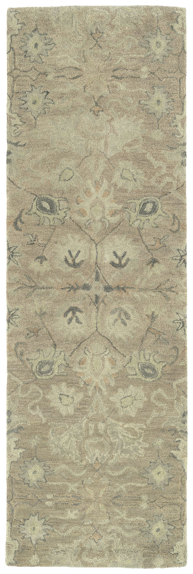 Kaleen Helena Collection Light Lilac Throw Rug 2' x 3'