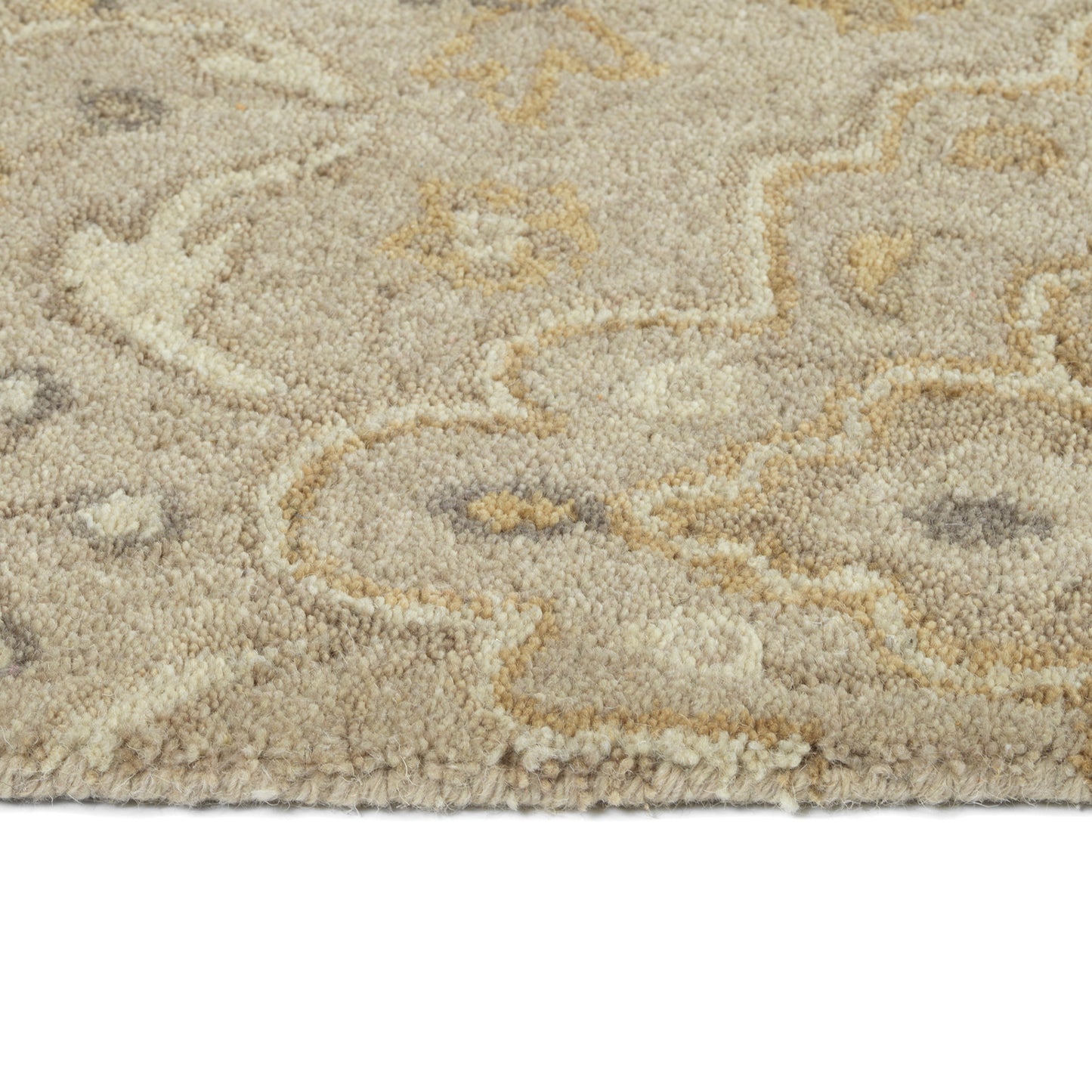 Kaleen Helena Collection Light Sand Runner 2'6" x 8'