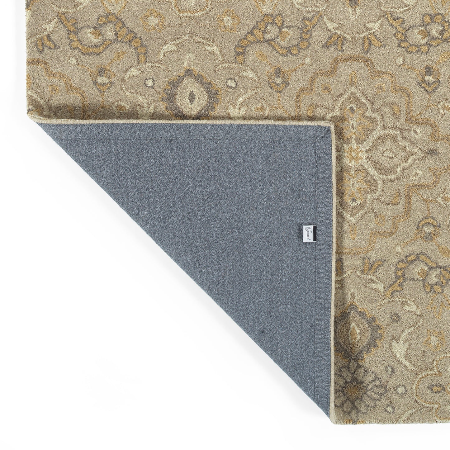 Kaleen Helena Collection Light Sand Area Rug 4' x 6'
