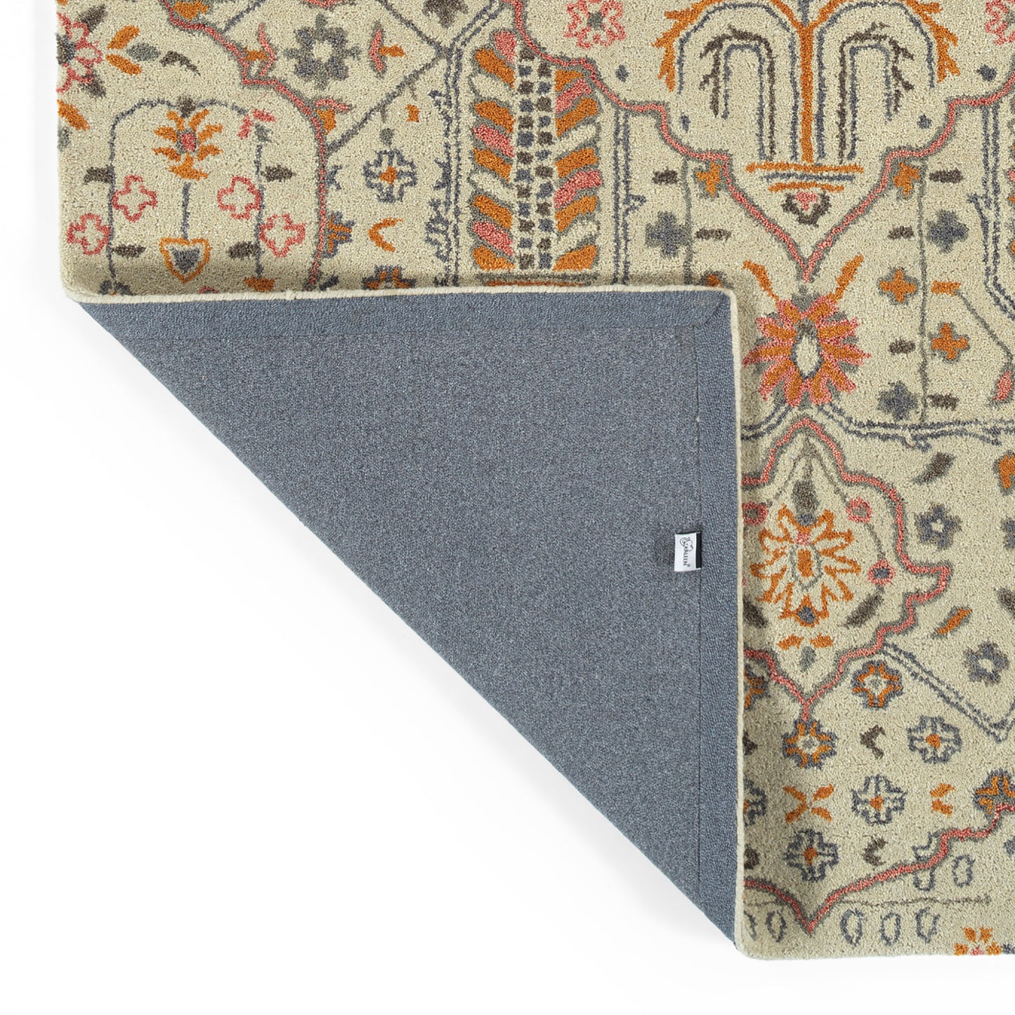 Kaleen Helena Collection Ivory Pink Runner 2'6" x 12'