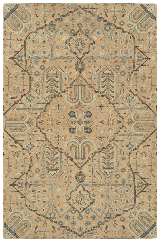 Kaleen Helena Collection Dark Salmon Area Rug 8' x 10'