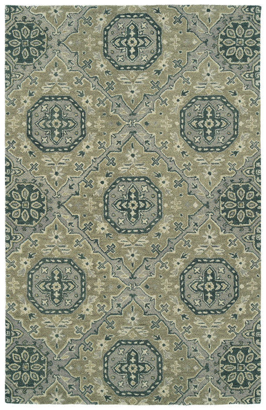 Kaleen Helena Collection Dark Fern Area Rug 8' x 10'