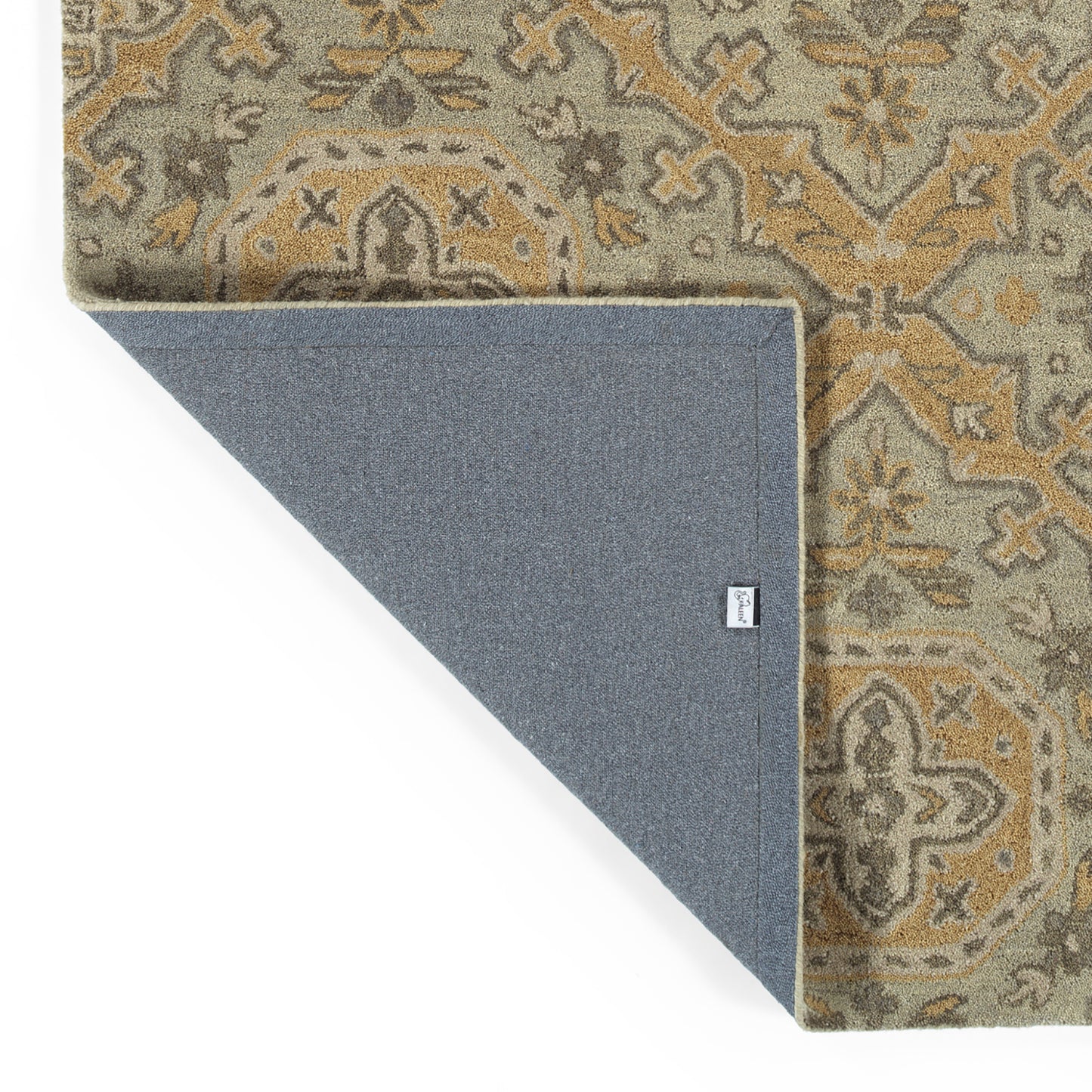 Kaleen Helena Collection Sage Brown Throw Rug 2' x 3'