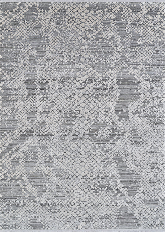 Couristan Siena Inverno Grey-Ivory Rug 6'6" x 9'6"
