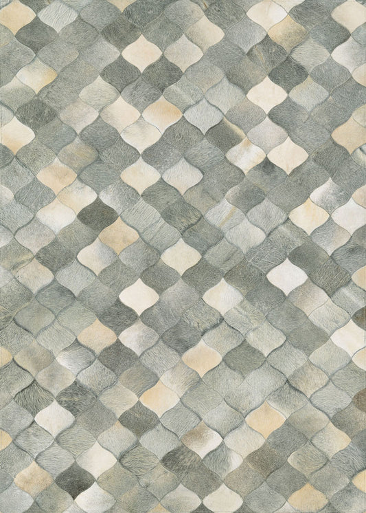 Couristan Chalet Diamonds Ivory-Grey Rug 3'6" x 5'6"