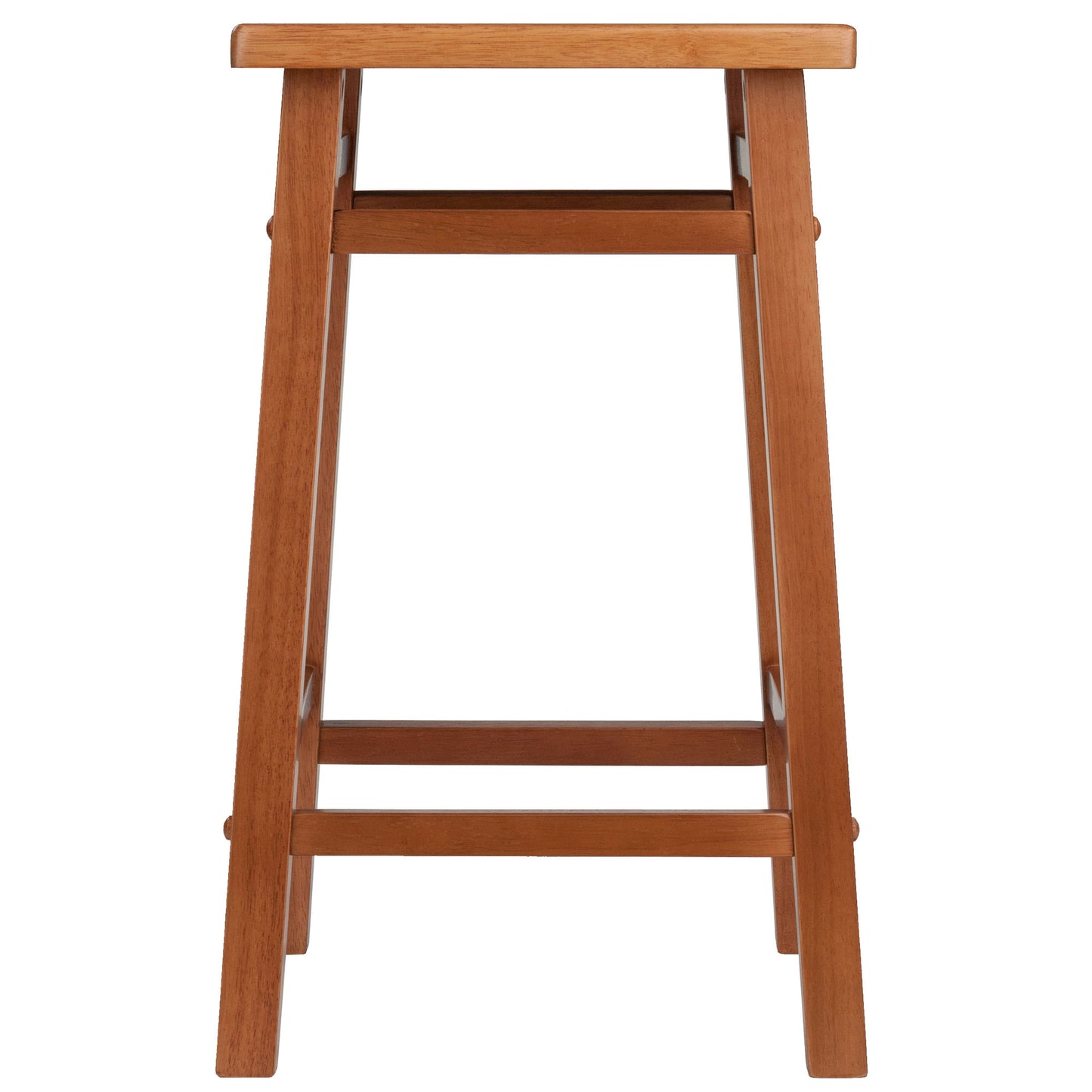 Carter Square Seat Counter Stool, Teak