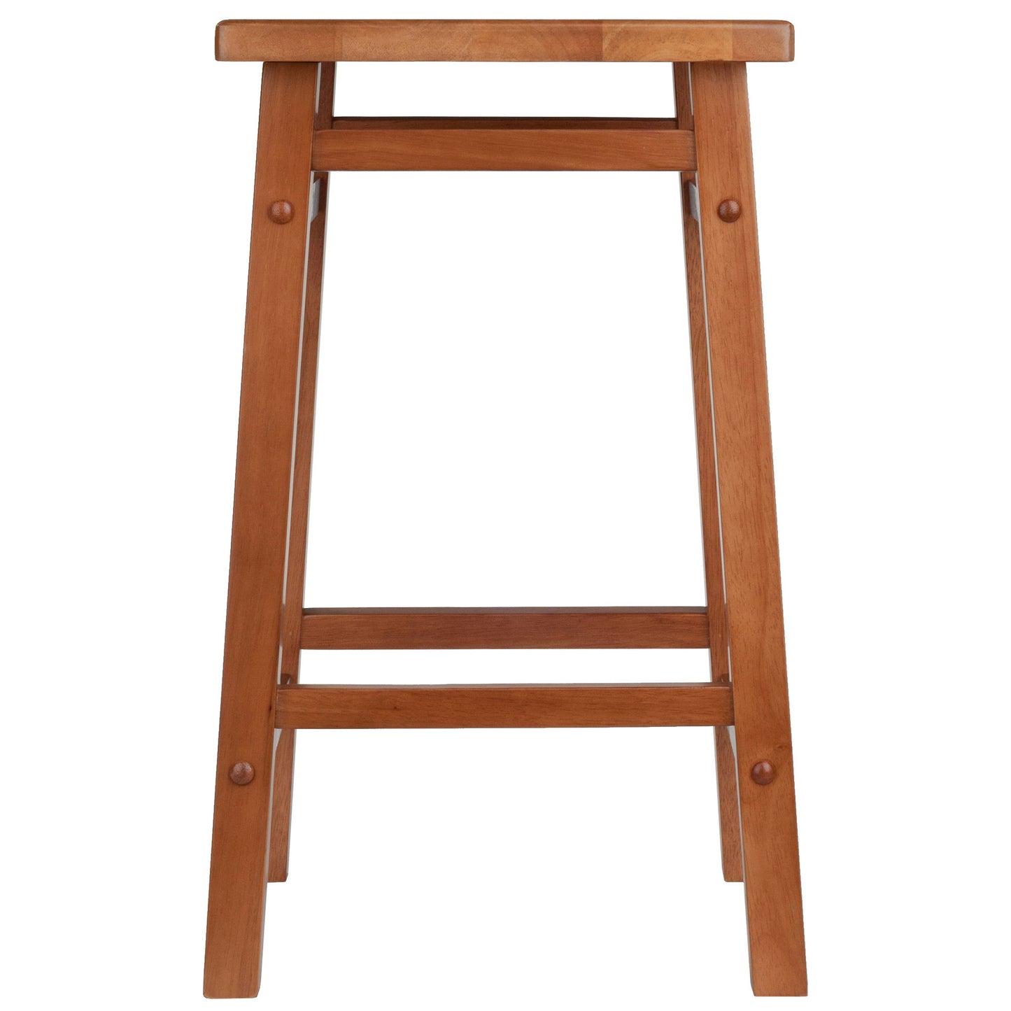 Carter Square Seat Counter Stool, Teak