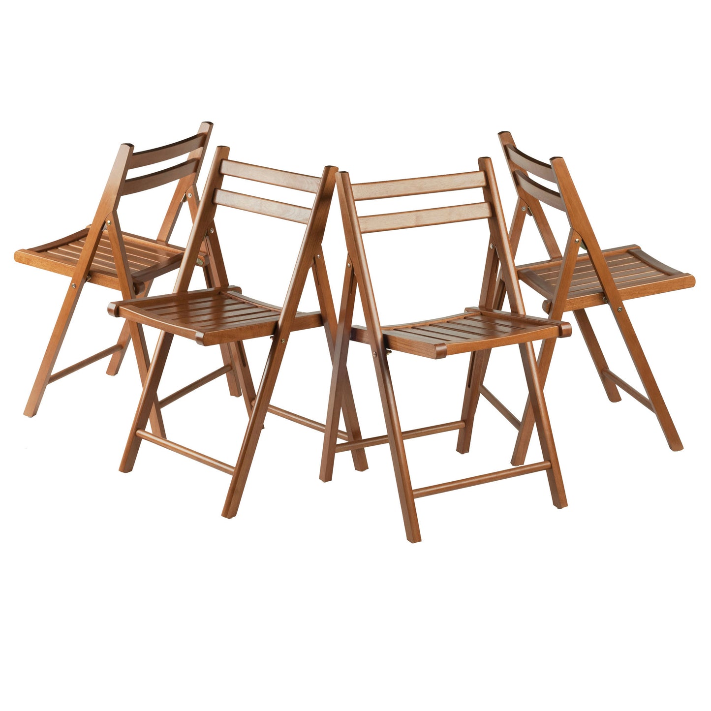 Robin 4-Pc Folding Chair Set, Teak