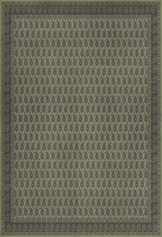 Persian Bazaar - Kintala - Dariav 120x175 Vintage Vinyl Floorcloth