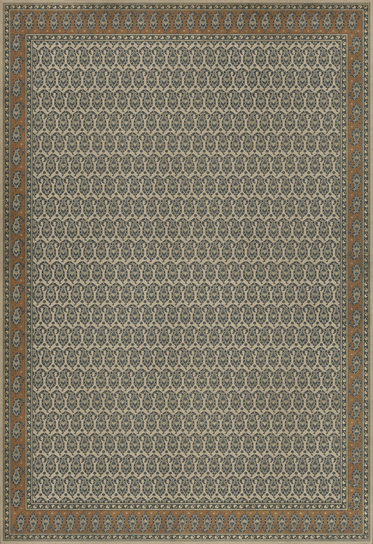Persian Bazaar - Kintala - Frumos 120x175 Vintage Vinyl Floorcloth