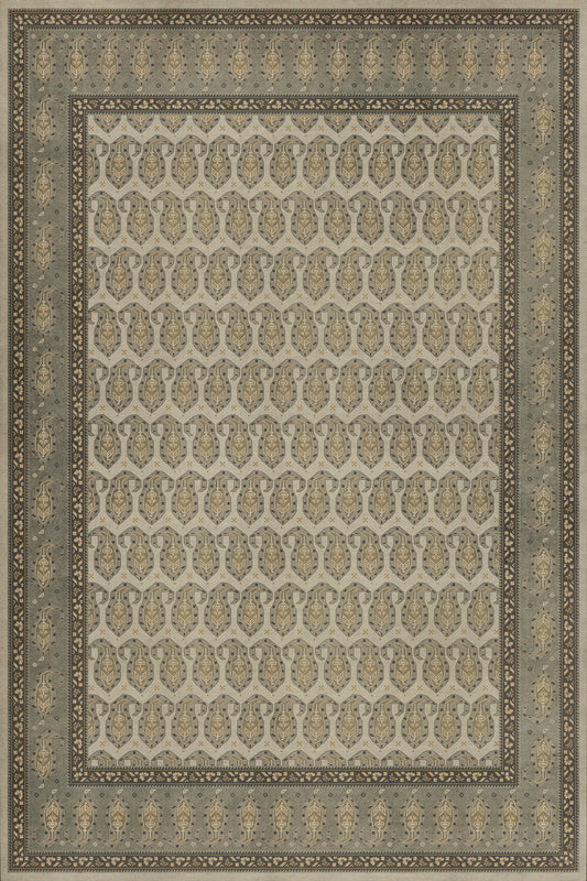 Persian Bazaar - Kintala - Gliabno 72x108 Vintage Vinyl Floorcloth