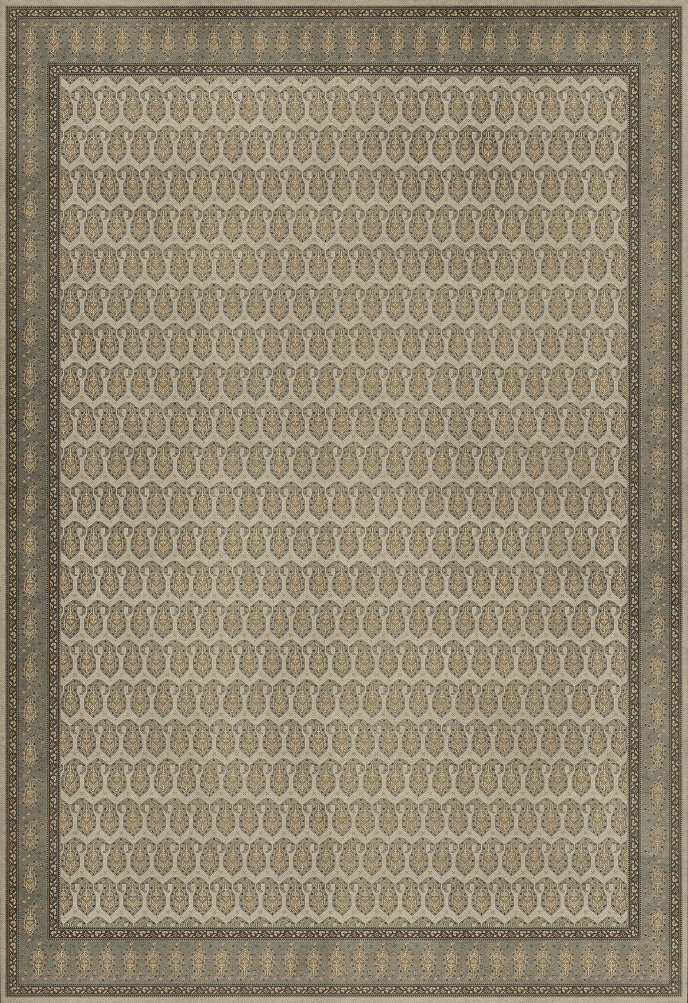 Persian Bazaar - Kintala - Gliabno 120x175 Vintage Vinyl Floorcloth