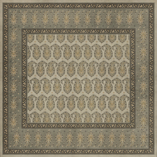 Persian Bazaar - Kintala - Gliabno 60x60 Vintage Vinyl Floorcloth