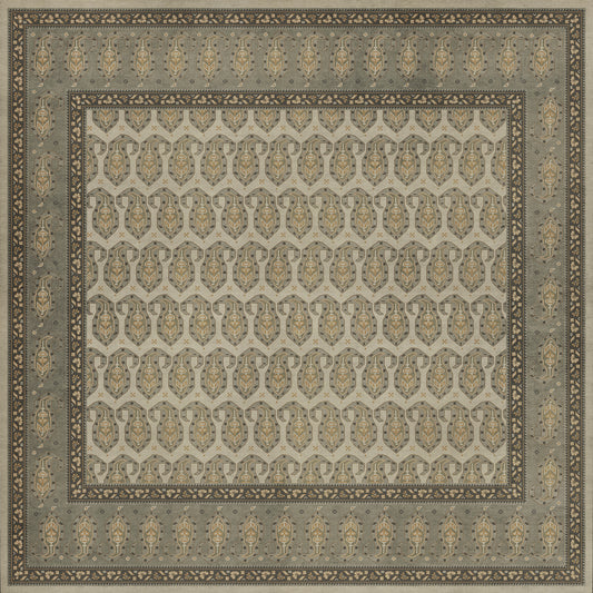 Persian Bazaar - Kintala - Gliabno 72x72 Vintage Vinyl Floorcloth