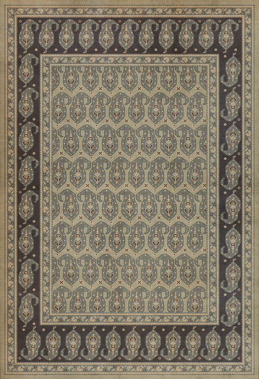 Persian Bazaar - Kintala - Nivasi 52x76 Vintage Vinyl Floorcloth