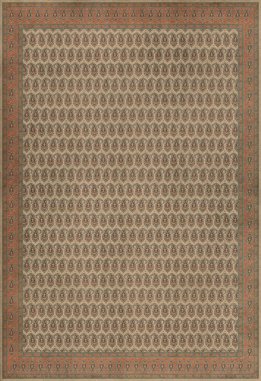 Persian Bazaar - Kintala - Rakli 120x175 Vintage Vinyl Floorcloth