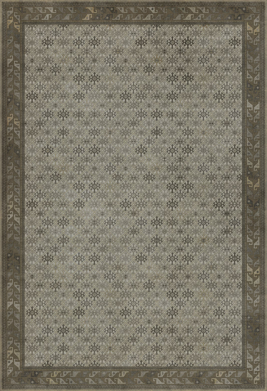 Persian Bazaar - Daghestan - Vokzal 120x175 Vintage Vinyl Floorcloth