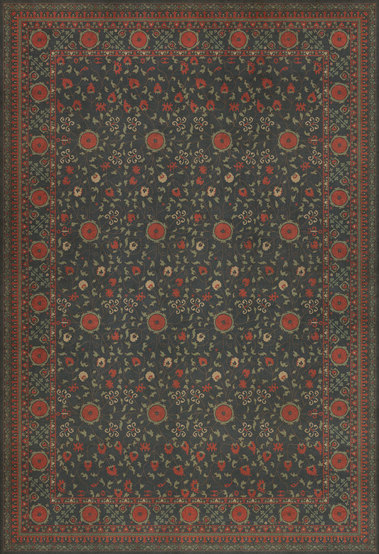 Persian Bazaar - Samarkand - Anora 96x140 Vintage Vinyl Floorcloth