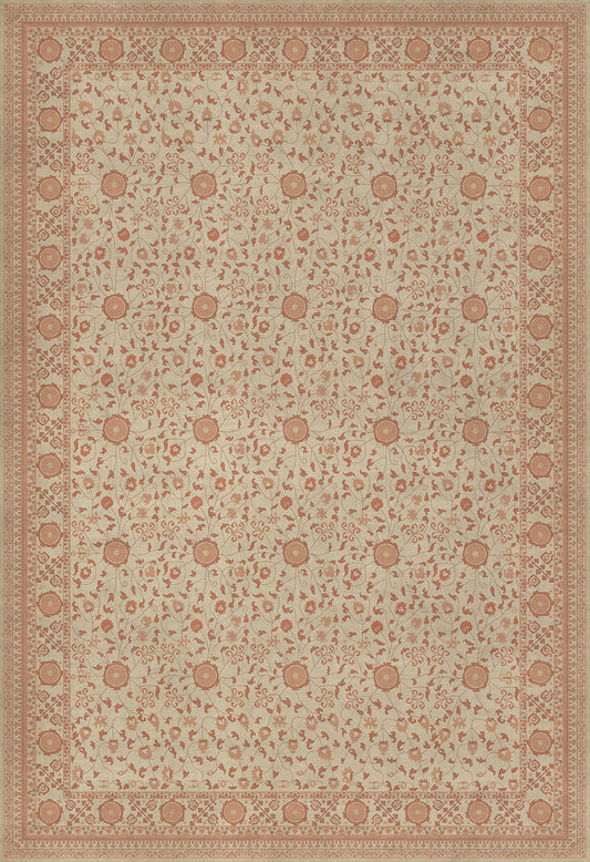Persian Bazaar - Samarkand - Gazal 120x175 Vintage Vinyl Floorcloth