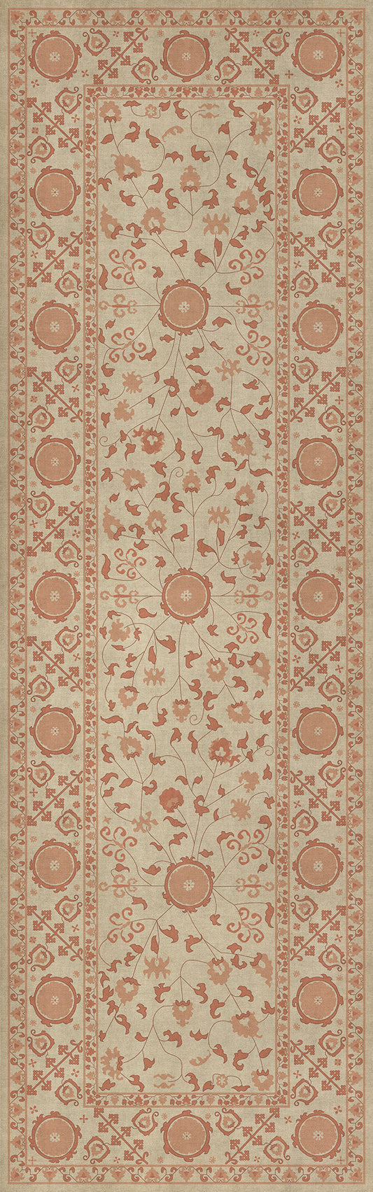 Persian Bazaar - Samarkand - Gazal 36x115 Vintage Vinyl Floorcloth