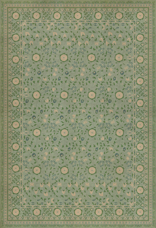Persian Bazaar - Samarkand - Jonona 96x140 Vintage Vinyl Floorcloth