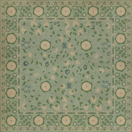Persian Bazaar - Samarkand - Jonona 60x60 Vintage Vinyl Floorcloth