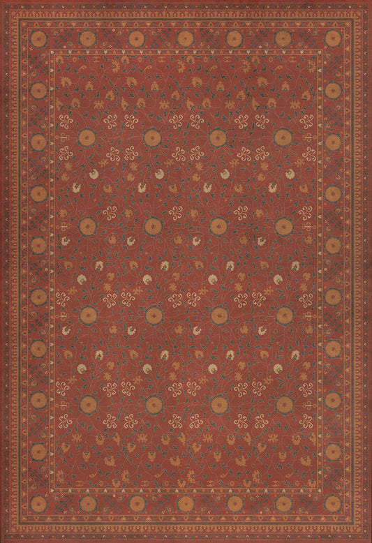 Persian Bazaar - Samarkand - Lola 96x140 Vintage Vinyl Floorcloth