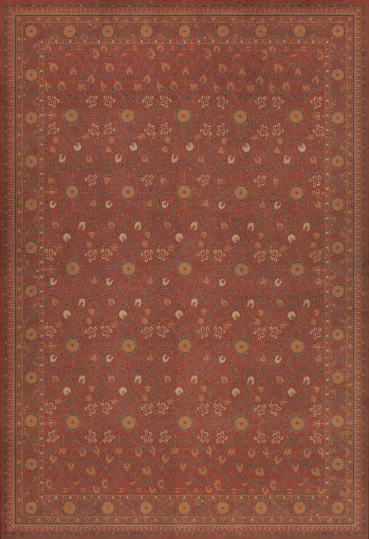 Persian Bazaar - Samarkand - Lola 120x175 Vintage Vinyl Floorcloth