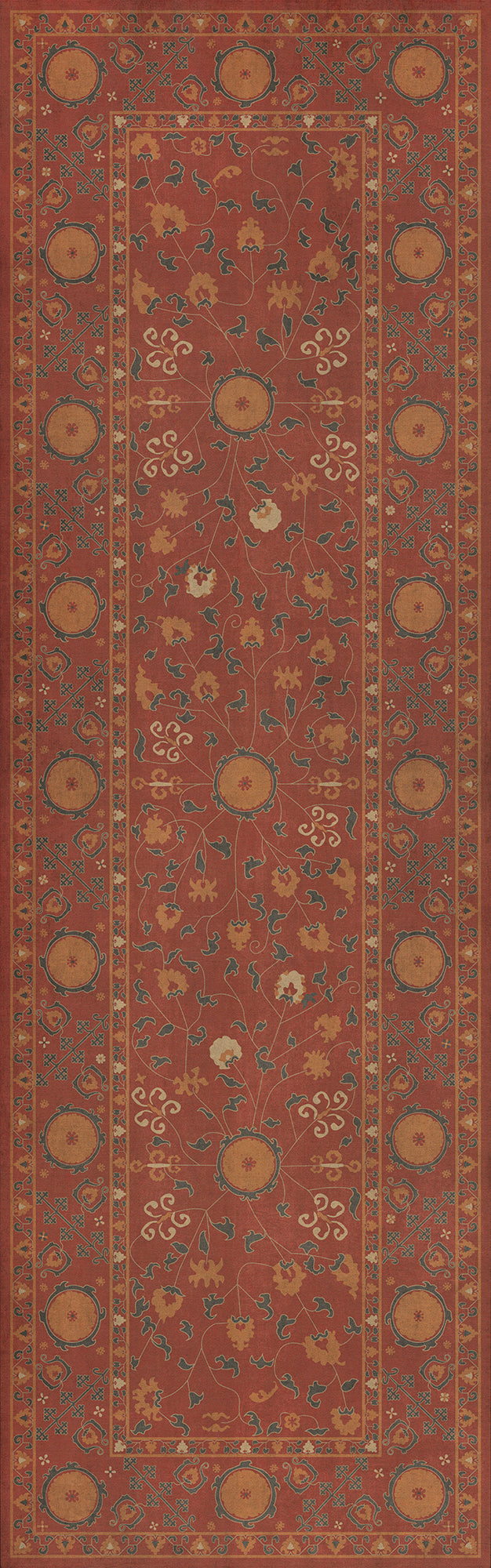 Persian Bazaar - Samarkand - Lola 36x115 Vintage Vinyl Floorcloth