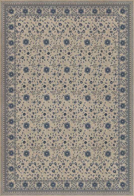 Persian Bazaar - Samarkand - Okean 120x175 Vintage Vinyl Floorcloth