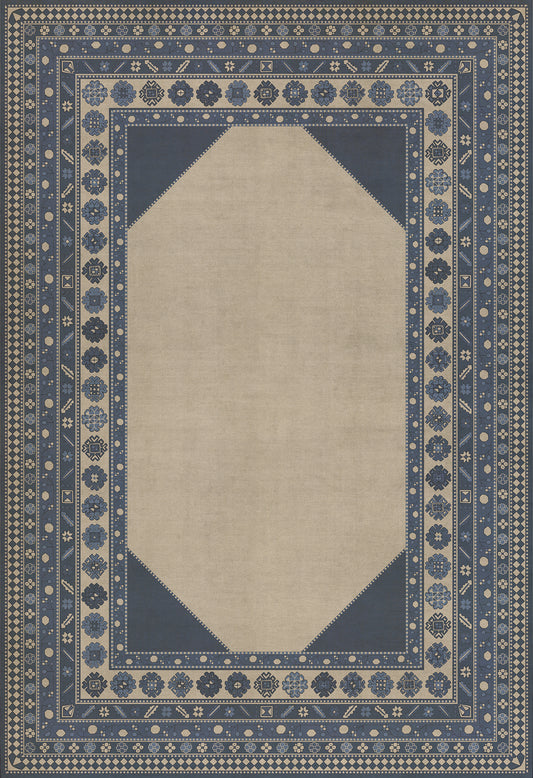 Persian Bazaar - Lombalo - Gradaren 96x140 Vintage Vinyl Floorcloth