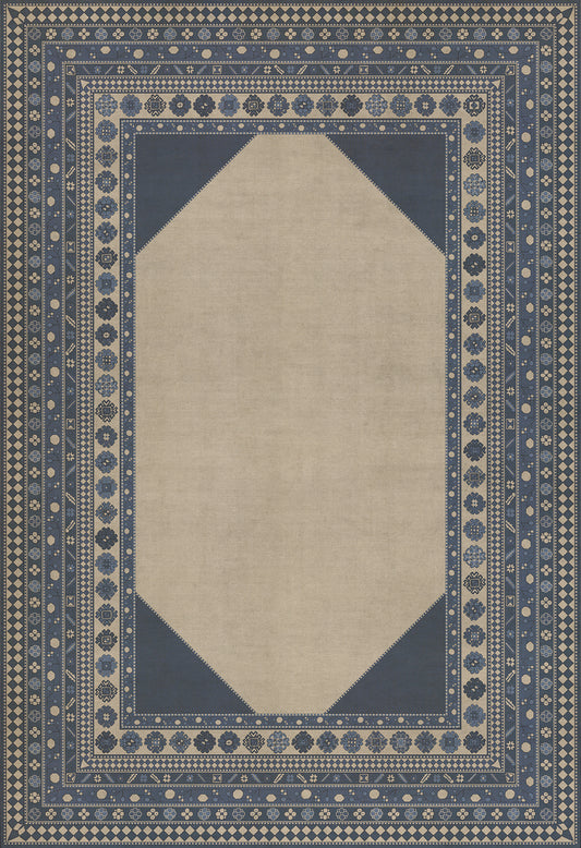 Persian Bazaar - Lombalo - Gradaren 120x175 Vintage Vinyl Floorcloth