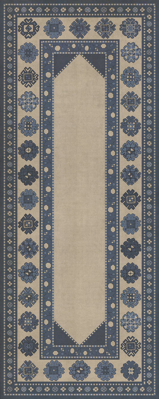 Persian Bazaar - Lombalo - Gradaren 36x90 Vintage Vinyl Floorcloth