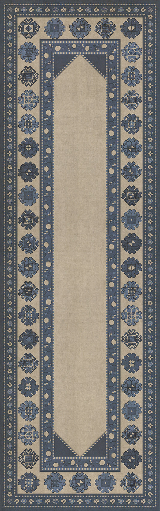Persian Bazaar - Lombalo - Gradaren 36x115 Vintage Vinyl Floorcloth