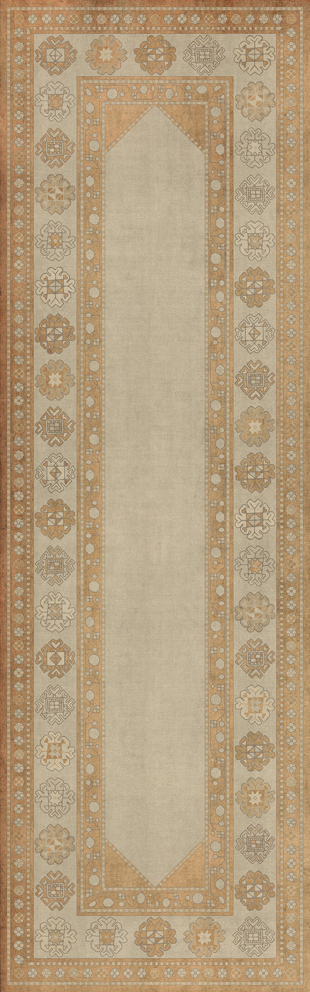 Persian Bazaar - Lombalo - Oski 36x115 Vintage Vinyl Floorcloth