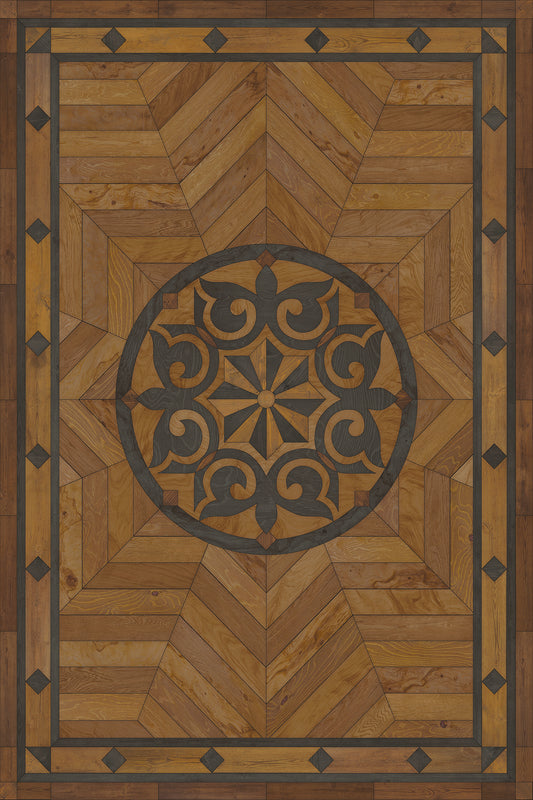 Artisanry - Caledonian - Eye of the Workman 24x36 Vintage Vinyl Floorcloth