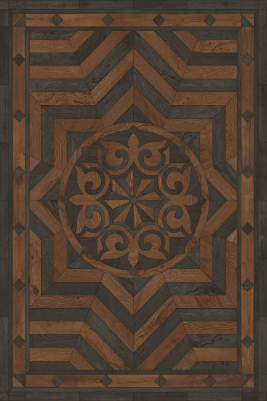 Artisanry - Caledonian - Foundation of Refinement 24x36 Vintage Vinyl Floorcloth