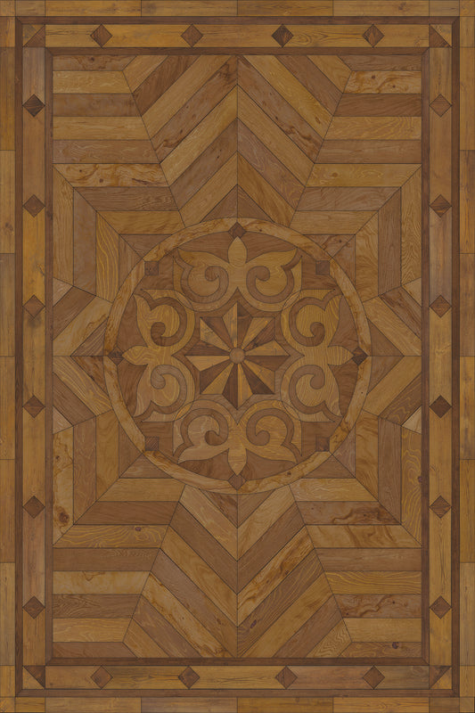 Artisanry - Caledonian - Source of Delight 24x36 Vintage Vinyl Floorcloth