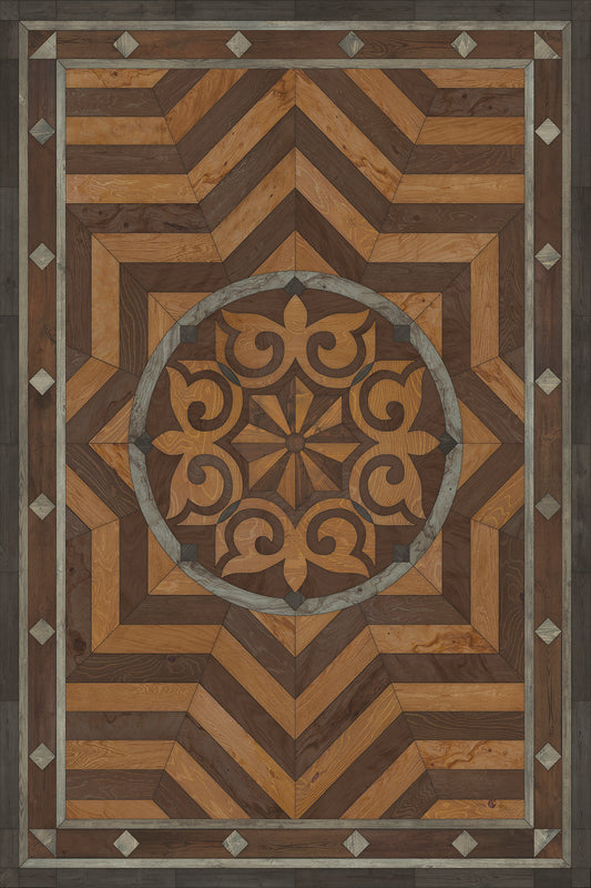 Artisanry - Caledonian - They Rise Behind Her Steps 24x36 Vinyl Floorcloth