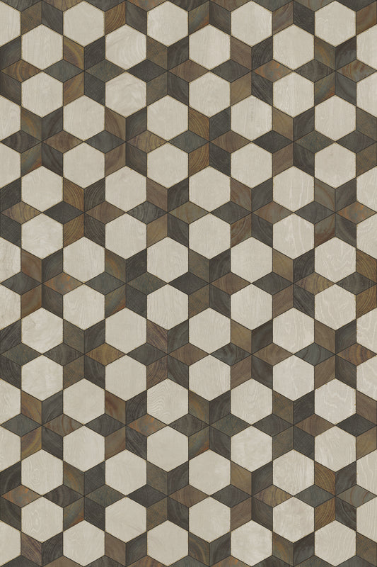 Artisanry - Illuminated - Battlestar 24x36 Vintage Vinyl Floorcloth