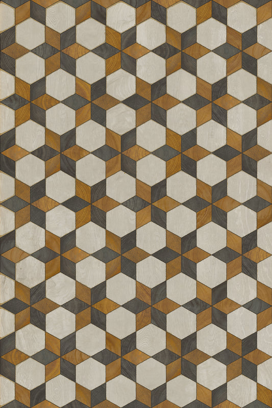 Artisanry - Illuminated - Neutron Star 24x36 Vintage Vinyl Floorcloth
